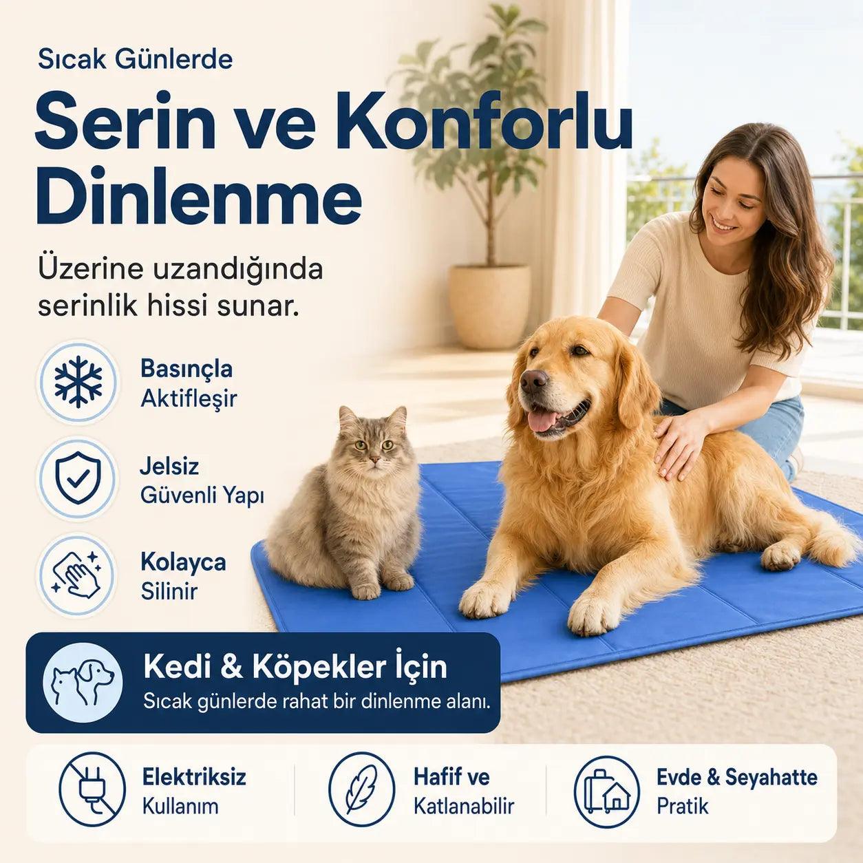 Petiqua Serinletici Evcil Hayvan Matı