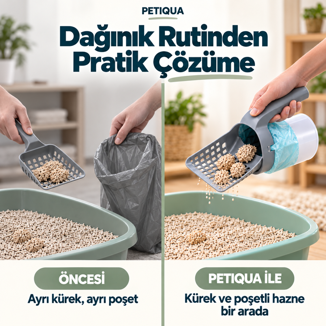 Petiqua™ Hazneli Kum Küreği