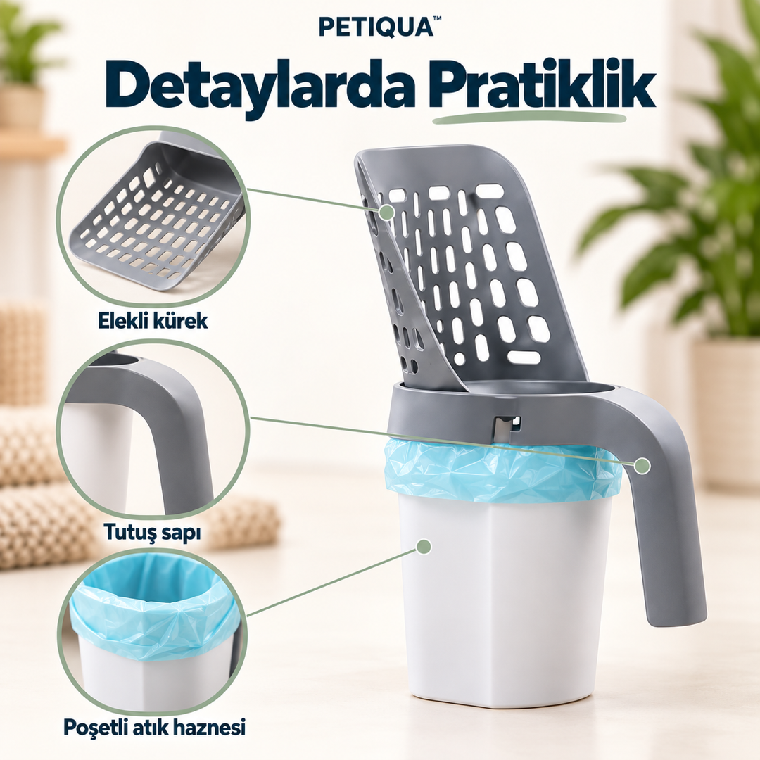 Petiqua™ Hazneli Kum Küreği